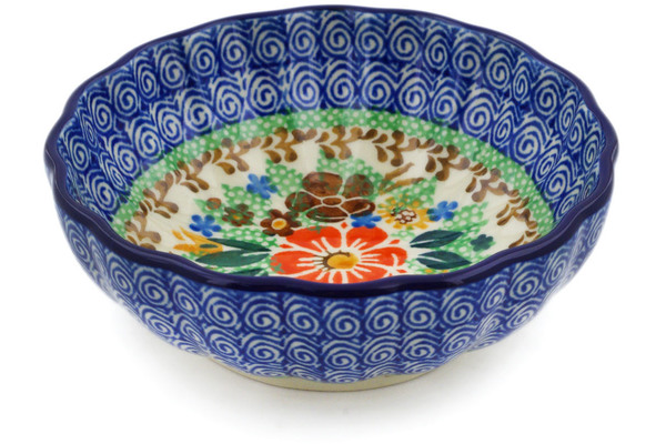 Scalloped Fluted Bowl 5"