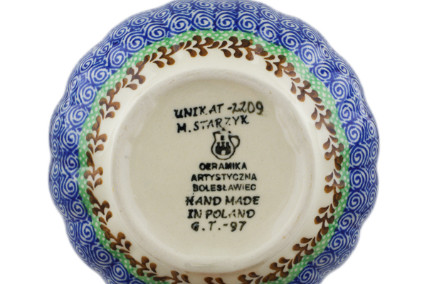 Scalloped Fluted Bowl 5"