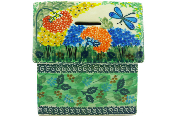 House Shaped Piggy Bank 6"