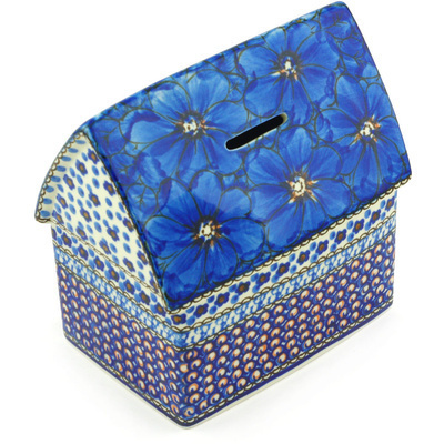 House Shaped Piggy Bank 6"