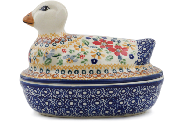 Duck Shaped Jar 7"