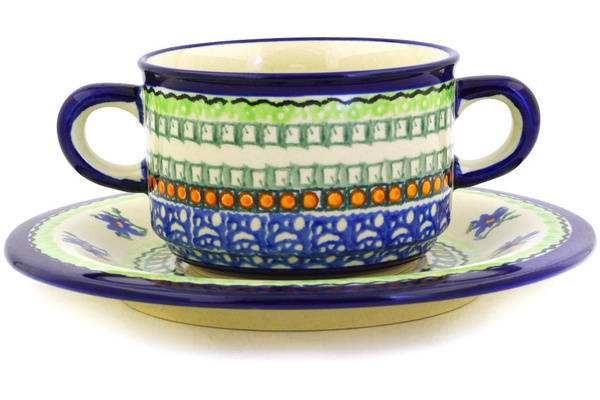 Bouillon Cup with Saucer 13 oz