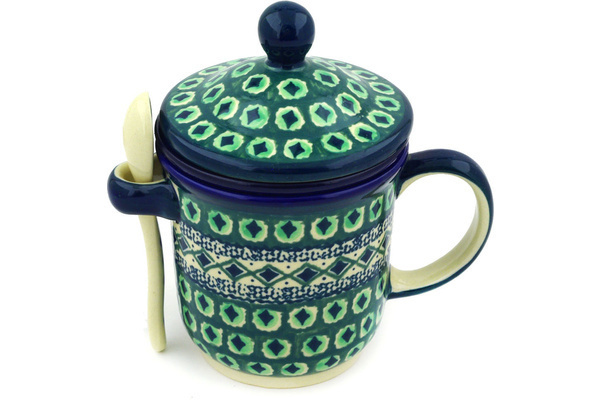 Brewing Mug with Spoon 12 oz