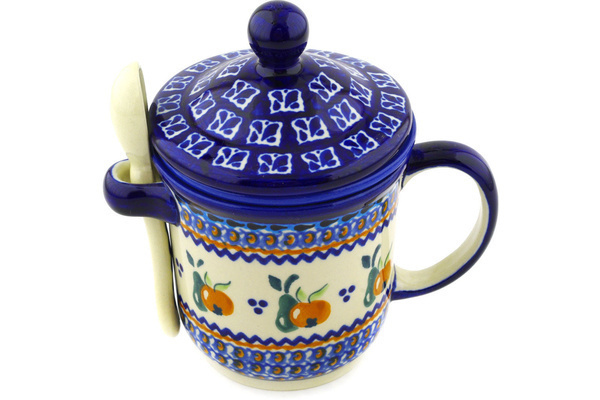 Brewing Mug with Spoon 12 oz