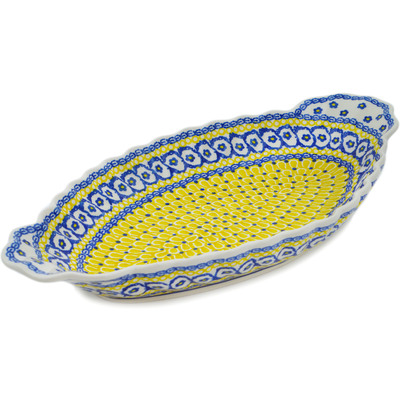 Platter with Handles 16"