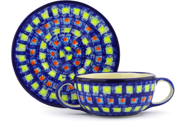 Bouillon Cup with Saucer 13 oz