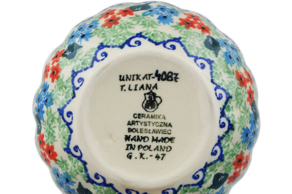 Scalloped Fluted Bowl 5"