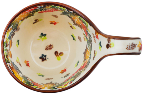 Bowl with Loop-Handle 7"