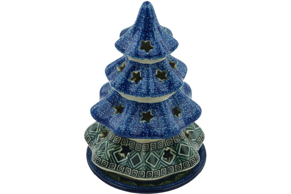 Christmas Tree Candle Holder 7"
