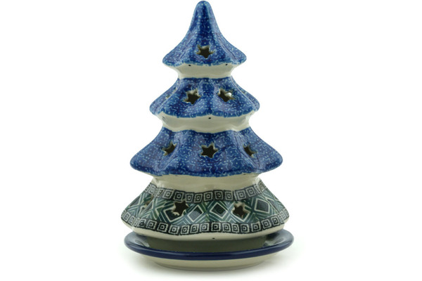Christmas Tree Candle Holder 7"