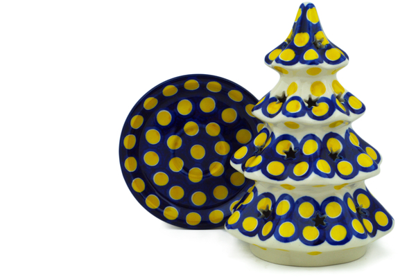 Christmas Tree Candle Holder 8"