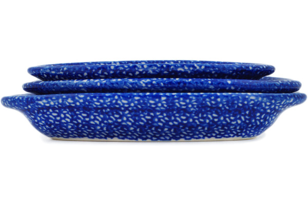 Condiment set of 3 nesting dishes: 7¼-inch, 6½-inch, 5¾-inch