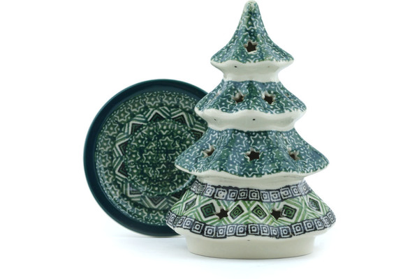 Christmas Tree Candle Holder 6"