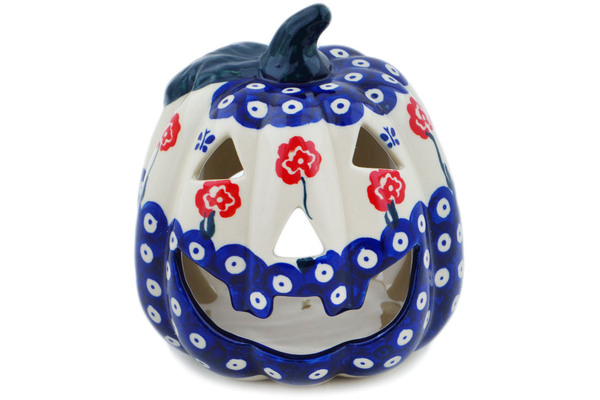 Jack O Lantern Candle Holder 6"