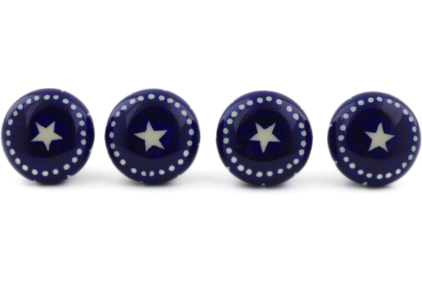 Set of 4 Drawer Pull Knobs 1-1/2 inch