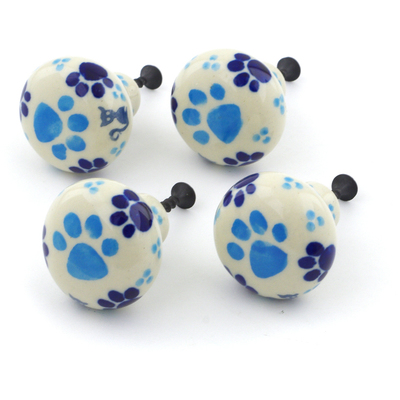 Set of 4 Drawer Pull Knobs 1-1/2 inch