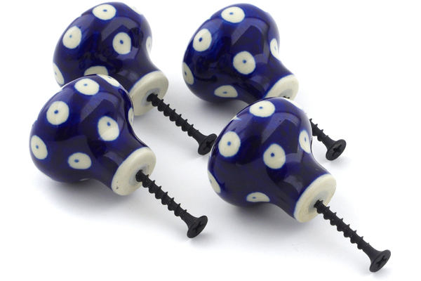 Set of 4 Drawer Pull Knobs 1-1/2 inch