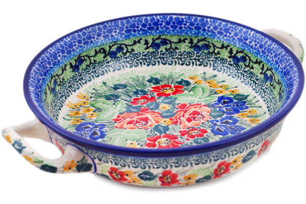 Round Baker with Handles 8"