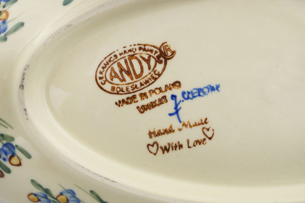 Fish Shaped Platter 17"