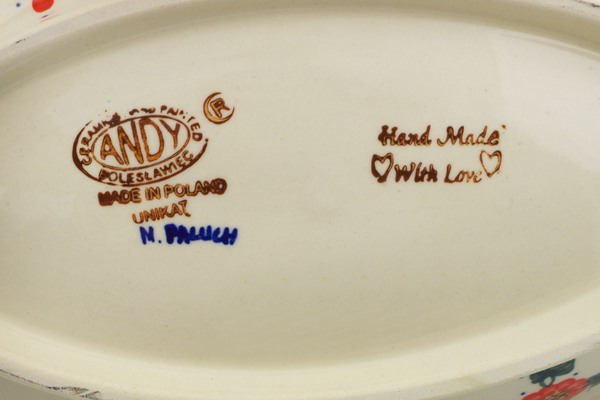 Fish Shaped Platter 17"