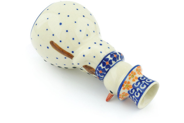 Snowman Candle Holder 6"