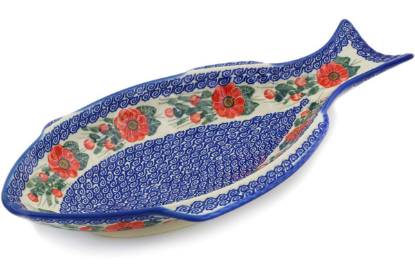 Fish Shaped Platter 17"