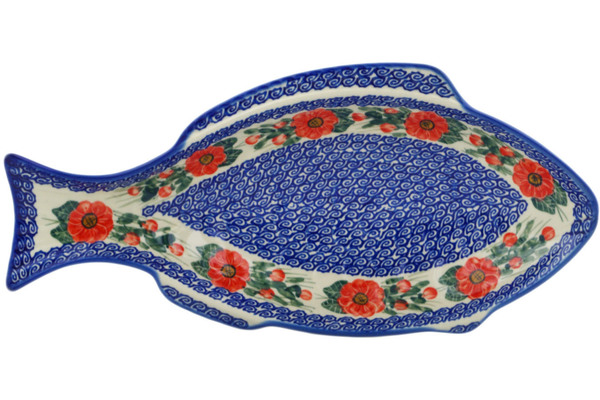 Fish Shaped Platter 17"