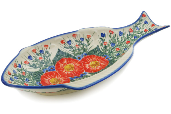 Fish Shaped Platter 17"