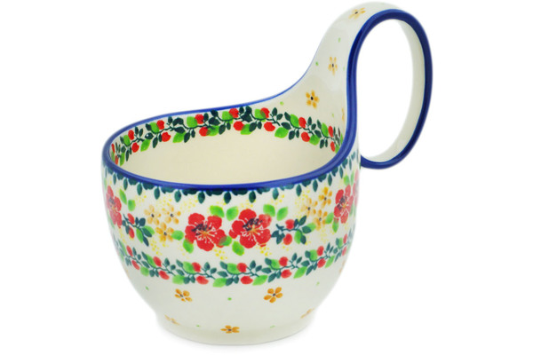 Bowl with Loop-Handle 6"