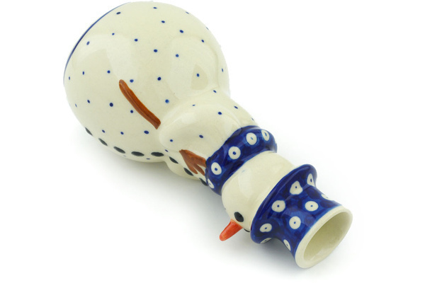 Snowman Candle Holder 6"