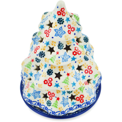 Christmas Tree Candle Holder 7"