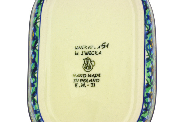 Oval Baker with Handles 8"