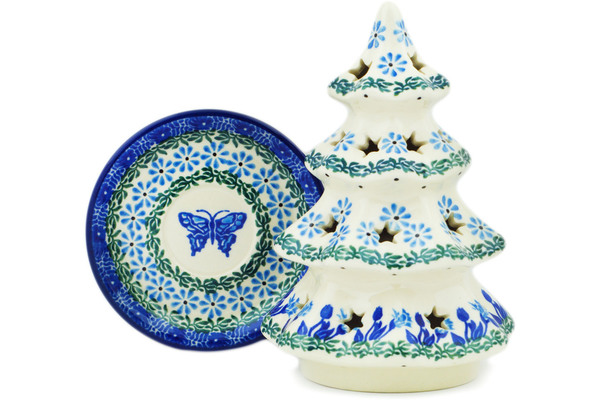 Christmas Tree Candle Holder 7"