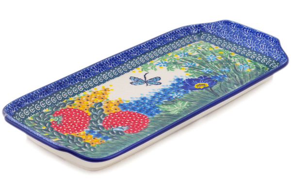 Platter with Handles 13"