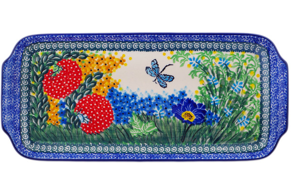 Platter with Handles 13"