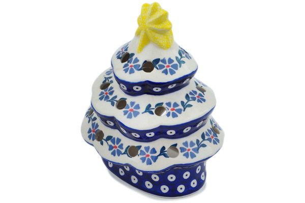 Christmas Tree Candle Holder 7"