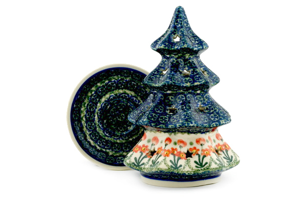 Christmas Tree Candle Holder 8"