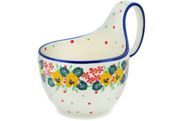 Bowl with Loop-Handle 6"