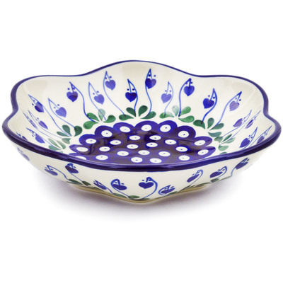 Scalloped Fluted Bowl 8"