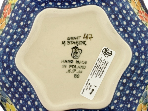 Scalloped Fluted Bowl 8"