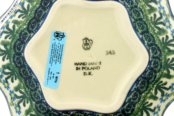 Scalloped Fluted Bowl 8"