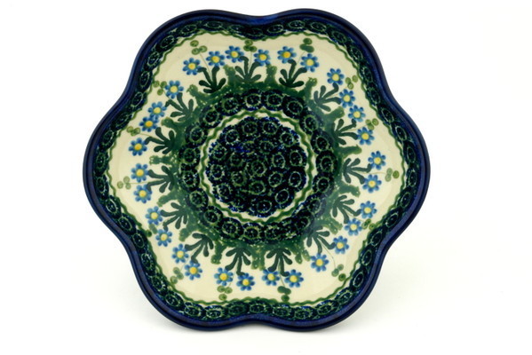 Scalloped Fluted Bowl 8"