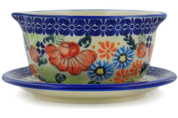 Bouillon cup with saucer