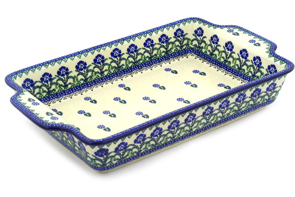 Rectangular Baker with Handles 15"