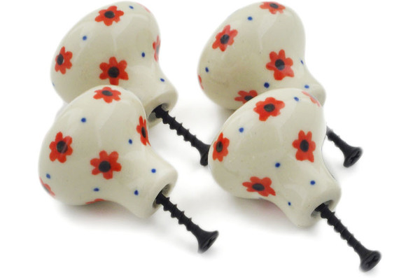 Set of 4 Drawer Pull Knobs 1-1/2 inch