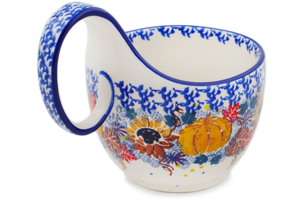 Bowl with Loop-Handle 6"