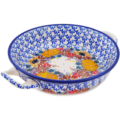 Round Baker with Handles 8"