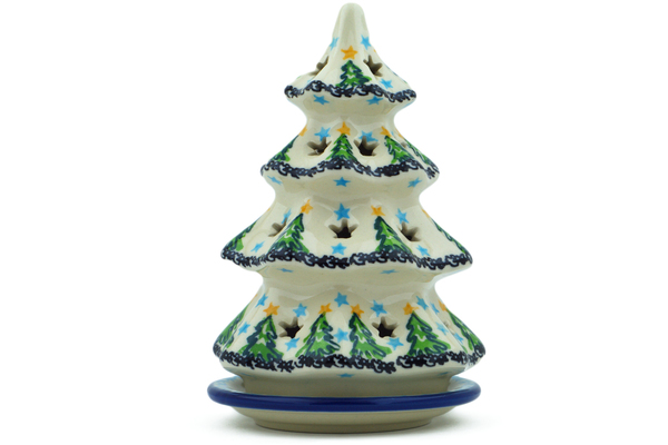 Christmas Tree Candle Holder 6"