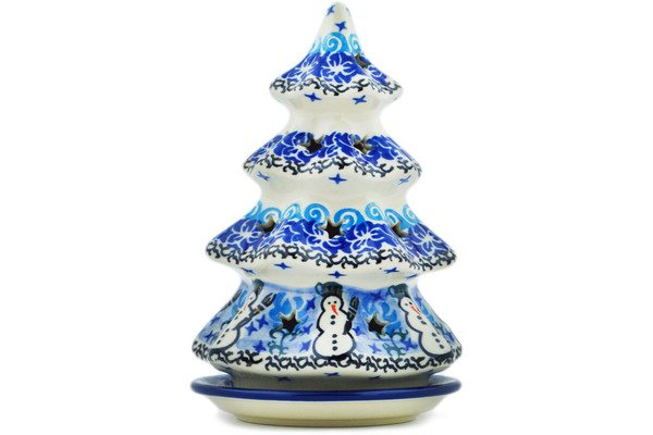 Christmas Tree Candle Holder 7"