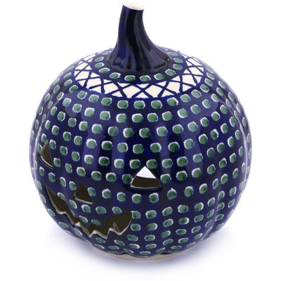 Jack O Lantern Candle Holder 9"